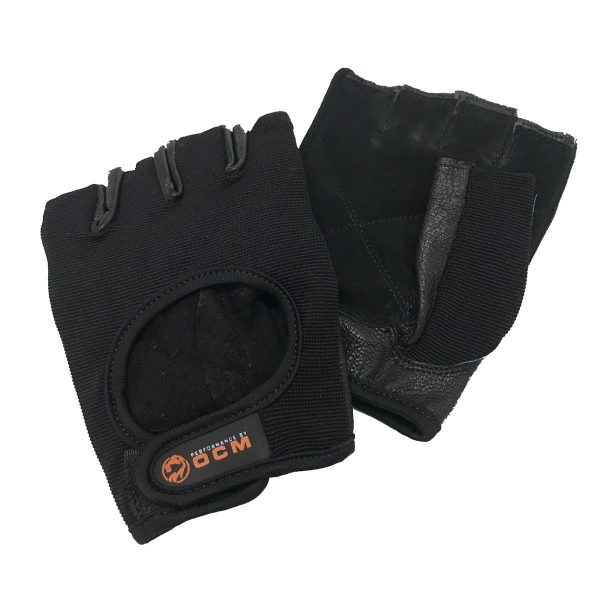 PR30CH00 Vektløfterhansker Skinn 2 Vektløfterhansker Skinn